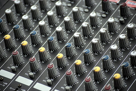 controls, dial, dials, switches, amplifier, audio, gain, music, sound recording equipment, sound mixer, audio equipment, technology, recording studio, control, studio, control panel, arts culture and entertainment, equipment, noise, close-up, mixing, no people, indoors, in a row, electrical equipment, electronics industry, knob, push button, audio electronics, 2K, CC0, public domain, royalty free
