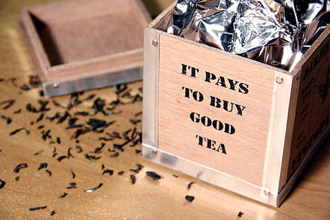 tea, box, package, box, package, tea, text, close-up, container, no people, indoors, focus on foreground, wood - material, food and drink, food, large group of objects, bag, paper, western script, abundance, tea leaves, freshness, still life, selective focus, packet, 4K, CC0, public domain, royalty free