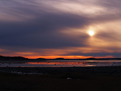 posta de sol, núvol, crepuscle, mar, la costa oest, núvol - cel, naturalesa, cel dramàtic, cap gent, escenics, cel, aigua, terra, bellesa a la natura, platja, escenics - natura, tranquil·litat, muntanya, escena tranquil·la, paisatge, medi ambient, a l'aire lliure, paisatge marí, cel romàntic, 4K, CC0, domini públic, lliure de regalies
