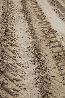 skogsvei, mønster, sand, Strand, land, høy vinkel visning, ingen folk, bilspor, natur, skrive ut, dag, spor - avtrykk, skitt, full ramme, utendørs, ro, brun, bakgrunn, hav, nærbilde, sollys, søle, hjul, 4K, CC0, offentlig domene, opphavsrett gratis
