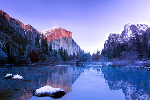 peu profond, photographie de mise au point, marron, blanc, Montagne, photo, Lac, couverture, neige, arbre, réflexion, forêt, la nature, paysage, paysages, en plein air, eau, rock - objet, beauté dans la nature, chaîne de montagnes, personne, bleu, ciel, sommet de la montagne, parc national, terrain extrême, zone de nature sauvage, scène tranquille, les dolomites, Alpes européennes, hiver, température froide, paysages - nature, tranquillité, scène non urbaine, idyllique, plante, formation, montagne au sommet enneigé, 5K, CC0, domaine public, libre de droits