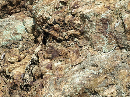 structure, texture, background, brown, pattern, rock, copper, oxide, copper oxide, oxidation, mining, cracks, close, rau, nature, cracked, grain, auburn, stone, fund, ocher, rauh, uneven, backgrounds, full frame, rock - object, textured, solid, no people, close-up, rough, day, rock formation, geology, outdoors, sunlight, high angle view, animal, fossil, eroded, 2K, CC0, public domain, royalty free