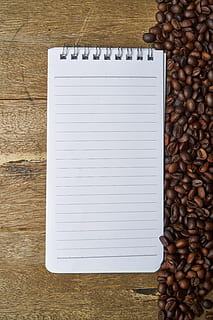 notebook, coffee, course, the work, espresso, coffee bean, kernels, page, healthy eating, good morning, nutrition, caffeine, morning, brown, table, wake, beverage, photo, food, to write, background, photography, pen, healthy lifestyle, core, cafe, read, macro, work, food photo, cappuccino, delicious, close-up, kitchen, detail, seed, fresh, beautiful, latte, note, take notes, colombia, white, literature, paper, product photo, note book, book, manuscript, fountain pen, the draw, color, journalist, nobody, school, backgrounds, article, pencil, drawing, office, design, still life, directly above, indoors, copy space, spiral notebook, wood - material, no people, note pad, high angle view, food and drink, blank, publication, white color, coffee - drink, 5K, CC0, public domain, royalty free