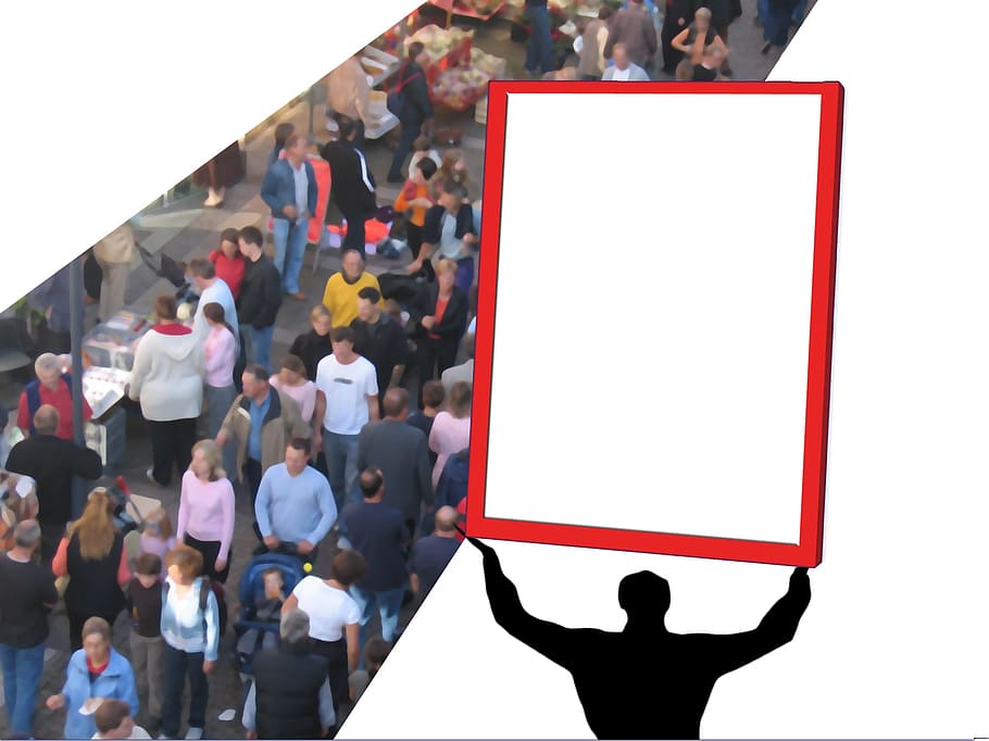 gent, de peu, superfície de vidre, durant el dia, població, estadístiques, humà, escut, personal, grup, siluetes, quantitativa, grup de persones, comunitat, percentatge, gran grup de persones, multitud, persones reals, dones, en blanc, còpia espai, pancarta, homes, adult, comunicació, celebració, protesta, publicitat, a l'aire lliure, Color blanc, mostrant, banner - signe, manifestació política, missatge, màrqueting, 1080P
