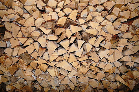 wood, split, storage, firewood, wood for the fireplace, stacked, dry, structure, heating, heat, collect, light brown, backgrounds, brown, pattern, nature, material, full frame, large group of objects, abundance, lumber industry, timber, forest, log, deforestation, wood - material, stack, no people, tree, fuel and power generation, textured, chopped, woodpile, leaves, natural condition, 5K, CC0, public domain, royalty free