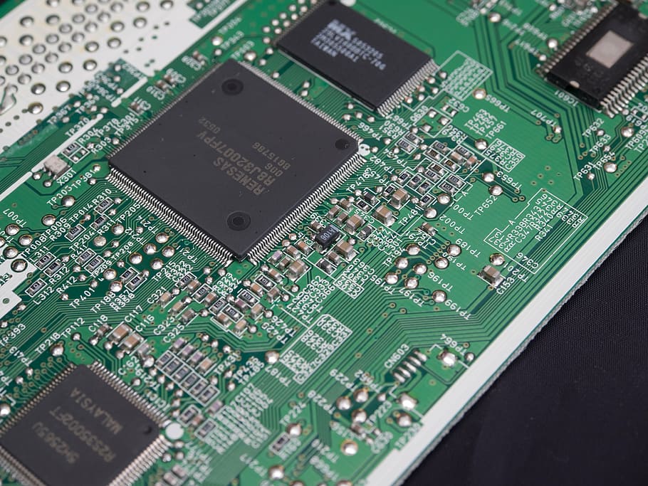 targeta de circuit verd, dispositius electrònics, xip, memòria, alta tecnologia, tecnologia, ordinador, primer pla, targeta de circuits, indústria electrònica, macro, component elèctric, equipament, fons, indústria, complexitat, xip d’ordinador, color verd, cap gent, equips informàtics, placa base, connexió, part de l’ordinador, marc complet, primer pla extrem, equipament elèctric, 4K