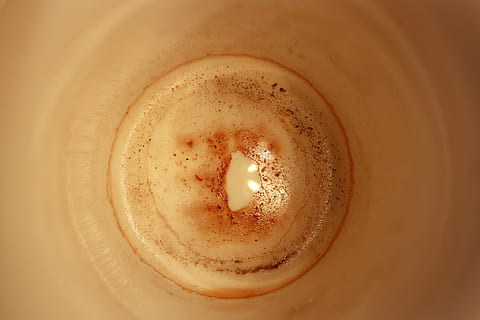 Kreis, Kaffeesatz, Gradient, bilden, Hintergründe, Nahansicht, Makro, Getränk, Erfrischung, Essen und Trinken, schaumiges Getränk, keine Leute, drinnen, direkt darüber, Stillleben, Geometrische Figur, gestalten, Vollbild, Kaffee, Frische, Alkohol, Kaffee trinken, extreme Nahaufnahme, lächelnd, Bier, 4K, CC0, gemeinfrei, lizenzfrei