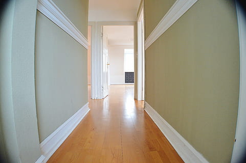 Castanho, de madeira, soalho de parquete, casa, apartamento, chão, esvaziar, sala, inferno, arquitetura, Faz, branco, gangue, corredor interno, videogames, corredor, dentro de casa, piso de madeira de lei, pavimento, interior de casa, madeira, ninguém, ausência, Entrada, dia, porta, construção, estrutura construída, direção, o caminho a seguir, sala doméstica, soalho, coluna arquitetônica, teto, 5K, CC0, domínio público, royalty free