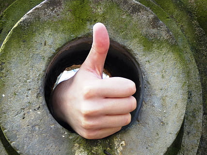 person, showing, right thumb, as, ok, so, yes, facebook, i like it, thumb, hand, the hand, one person, human body part, human hand, finger, human finger, day, circle, real people, shape, geometric shape, high angle view, hole, plant, body part, close-up, gesturing, nature, unrecognizable person, 4K, CC0, public domain, royalty free