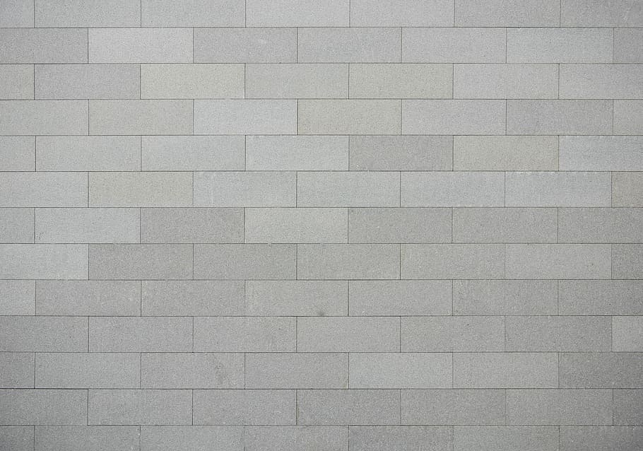 gray bricked wall, outdoor, wall, stone, pattern, facade, backgrounds, full frame, textured, wall - building feature, architecture, built structure, no people, flooring, design, tile, repetition, abstract, shape, day, rectangle, geometric shape, gray, building exterior, textured effect, concrete, 1080P