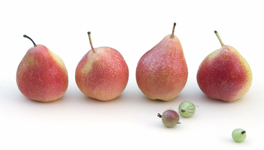diverses peres vermelles, estudi, blanc, fons, peres, groselles, llum, brillant, netejar, disseny, fresc, fruita, dieta, saludable, natural, grossa d’ara, sucós, dolç, madur, baia, orgànic, deliciós, vegetarià, menjar, tir de l'estudi, menjar i beguda, alimentació saludable, fons blanc, cap gent, frescor, primer pla, dia, benestar, grup d'objectes, fruita de poma, pera, a l'interior, tallar, natura morta, tija de la planta, en fila, vermell, grup, 4K