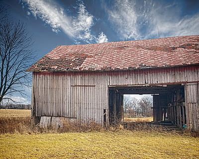 Scheune, rustikal, Scheunen, Ohio, digitale Kunst, ländlich, szenisch, Land, Landschaft, Schuppen, wirft, Bauernhof, Bauernhöfe, Landwirtschaft, landwirtschaftlich, Bauernhaus, champaign, Bezirk, Americana, Foto, fotografieren, Struktur, Strukturen, sturgell, William Sturgell, bill sturgell, historisch, Wohnkultur, corral, Gebäude, Silo, Wolken, Himmel, Baum, Bäume, wolkig, Unkraut, Champaign County, Urbana, die Architektur, gebaute Struktur, Gebäudehülle, Natur, Haus, Pflanze, verlassen, landwirtschaftliches Gebäude, heruntergewirtschaftet, Holz - Material, ländliche Szene, wolke - himmel, alt, Feld, keine Leute, Dachziegel, ruiniert, 4K, CC0, gemeinfrei, lizenzfrei