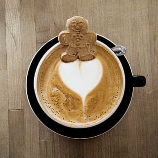 gingerbread cookie, floating, latte heart, ca., Cute, latte, heart, Kreuzberg, Ca, coffee, cup, gingerbread, latte art, minimal, minimalistic, drink, coffee - Drink, brown, cappuccino, caffeine, cafe, coffee Cup, wood - Material, espresso, breakfast, frothy Drink, table, heat - Temperature, no People, food and drink, mug, refreshment, indoors, directly above, creativity, still life, hot drink, froth art, freshness, saucer, crockery, froth, non-alcoholic beverage, 2K