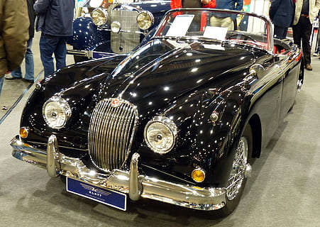 eerlijk, tentoonstelling, Old Timer, auto, historisch, oude auto's, klassiek, oldtimertentoonstelling, vervoer, wijze van transport, sport, landvoertuig, mensen, motorvoertuig, retro gestileerd, mannen, vintage auto, incidentele mensen, echte mensen, dag, metaal, koplamp, boodschappen doen, glimmend, levensstijlen, twee personen, staand, zilverkleurig, 2K, CC0, publiek domein, royaltyvrij