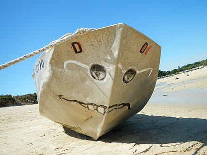 støvel, flo, Strand, ansikt, morsom, sollys, himmel, natur, sand, land, skygge, blå, dag, klar himmel, solfylt, ingen folk, kreativitet, utendørs, nærbilde, kunst og Håndverk, Nummer, naturskjønnhet - natur, moro, kommunikasjon, 4K, CC0, offentlig domene, opphavsrett gratis
