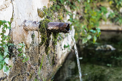 cano, Wasserquelle, Quelle, Natur, Jet, Wasser, Frühling, Stock, Tropfen, Wald, Fluss, Landschaft, Frische, Grün, Stein, Moos, Weg, Flechten, Bewegung, fließendes Wasser, Wasserfall, draußen, Fokus auf den Vordergrund, keine Leute, Tag, Pflanze, Nahansicht, Metall, verwittert, Baum, die Architektur, Wandbau - Funktion, Rohr - Rohr, Baumstamm, gebaute Struktur, fließend, Kofferraum, Flechte, 5K, CC0, gemeinfrei, lizenzfrei