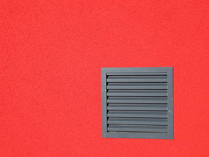Wand, Fassade, Struktur, rot, Lüftungsgitter, Hellrot, die Architektur, Gebäudehülle, Fenster, gebaute Struktur, farbiger Hintergrund, keine Leute, Wandbau - Funktion, kopieren sie platz, Tag, Gebäude, Muster, draußen, Flachwinkelansicht, Hintergründe, Nahansicht, Vollbild, geschlossen, 4K, CC0, gemeinfrei, lizenzfrei