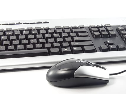 Preto e branco, Acer, com fio, rato, ao lado, teclado, digitando, escritório, hardware, computador, chave, pc, ambiente de trabalho, backspace, teclados, botão, digital, Internet, ict, equipamentos de informática, tecnologia, teclado de computador, conexão, tecnologia sem fio, comunicação, peça de computador, ninguém, dentro de casa, mouse de computador, computador portátil, ainda vida, mesa, fechar-se, cor preta, desktop PC, chave de computador, acessório pessoal, 2K, CC0, domínio público, royalty free