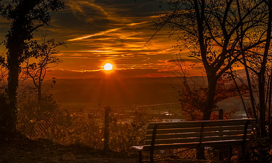 fotografering, brun, tre, benk, solnedgang, wow, bakgrunn, skrivebordsbakgrunn, skjermbakgrunn, bakgrunnsbilde, abstrakt, kreativitet, desktop, farge, blå, himmel, mønster, skjerm, skyer, fargerik, tekstur, flate, teksturer, bank, parkbenk, Ravensburg, Tyskland, vakker, romantisk, kjærlighet, drøm, drømmer, rød, kraftig, Outlook, landskap, syn, fjernsyn, natur, ro, rolig scene, sol, scenics, ingen folk, skjønnhet i naturen, sollys, anlegg, oransje farge, naturskjønnhet - natur, bare tre, land, utendørs, sete, solstråle, ikke-urbane scene, 4K, CC0, offentlig domene, opphavsrett gratis