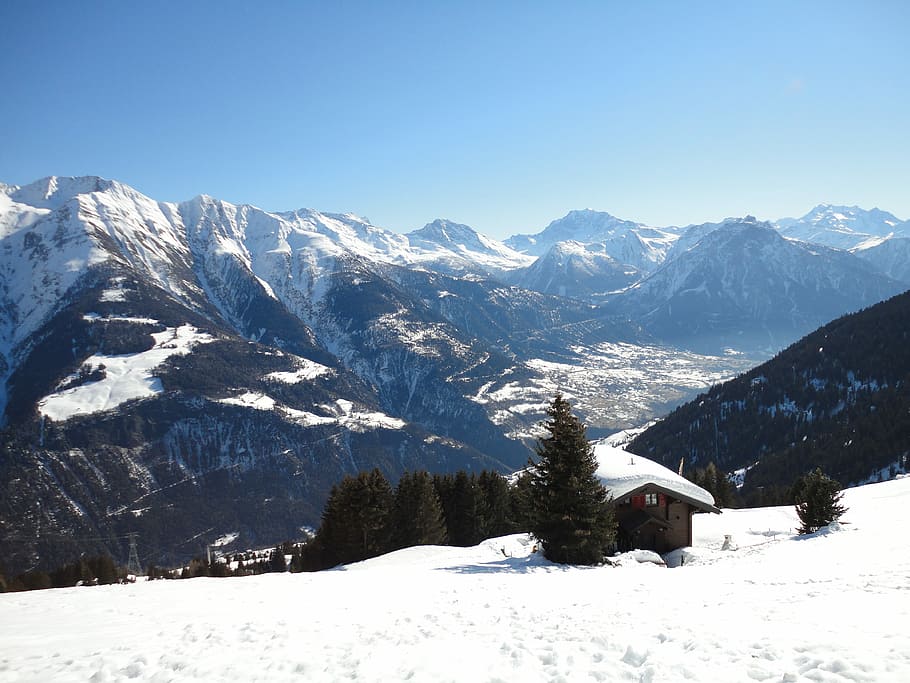 Schnee, Winter, Berg, eiskalt, Weiß, Eis, kalt, Frost, kalte Temperatur, Gebirge, szenen, Himmel, Schönheit in der Natur, Szenen - Natur, schneebedeckter Berg, klarer Himmel, Natur, Tag, ruhige Szene, Ruhe, Umgebung, keine Leute, Landschaft, Abdeckung, die Architektur, draußen, Gipfel, 4K