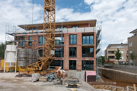 site, shell, concrete, brick, liquid, construction site, scaffold, new building, growing region, foundation, team, construction, formwork, crane, silo, plaster, concrete mixer, architecture, built structure, building exterior, sky, construction industry, cloud - sky, day, crane - construction machinery, development, industry, building, incomplete, nature, machinery, no people, city, window, construction machinery, outdoors, home improvement, 5K, CC0, public domain, royalty free