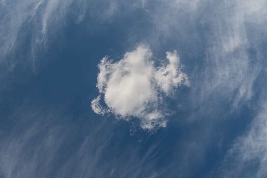 skyer, hvid, blå, fluffy, delikat, mønster, himmel, sky - himmel, skønhed i naturen, lav vinkel visning, natur, dag, ingen mennesker, hvid farve, scenics - natur, udendørs, ro, miljø, rolig scene, panoramisk, idyllisk, cloudscape, baggrunde, meteorologi, forurening, tjavsede, 2K
