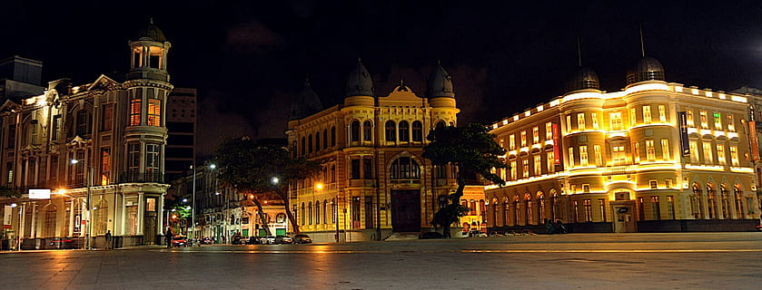 három, épületek, mellett, út, recife, Pernambuco, marco, nulla, éjszaka, megvilágított, építészet, város, épület külső, épített szerkezet, utazási célpontok, utca, épület, városkép, utazás, nem ember, épülethomlokzat, történelem, városi élet, természet, szabadban, éjszakai élet, 2K, CC0, közkincs, jogdíjmentes