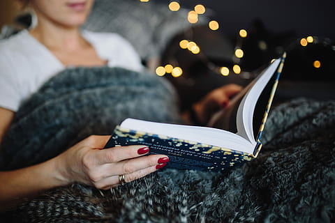 молодой, женщина, домашнее чтение книги по гигиене, питьевой, дома, чтение, Hygge, книга, Главная, в помещении, женский род, уютный, гирлянды, женщины, люди, образ жизни, диван, рождество, для взрослых, гостинная, один человек, домашний интерьер, этническая принадлежность кавказцев, удобный, отдых, держа, сидящий, только одна женщина, только для взрослых, только женщины, человеческая рука, сосредоточиться на переднем плане, Рождественская елка, дерево, день отдыха, праздник, рука, украшение, часть человеческого тела, праздник - событие, свитер, настоящие люди, ночь, 5K
