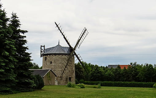 moara de vant, vechi, antic, nostalgie, moară, windräder, cer, turbină eoliană, Putere eoliana, turbină, construită, arhitectură, energie regenerabila, Energie alternativa, combustibil și generarea de energie electrică, exteriorul clădirii, plantă, mori tradiționale de vânt, conservarea mediului, mediu inconjurator, nor - cer, natură, camp, copac, peisaj, nici o persoana, în aer liber, 1080P, CC0, domeniu public, fără drepturi de autor