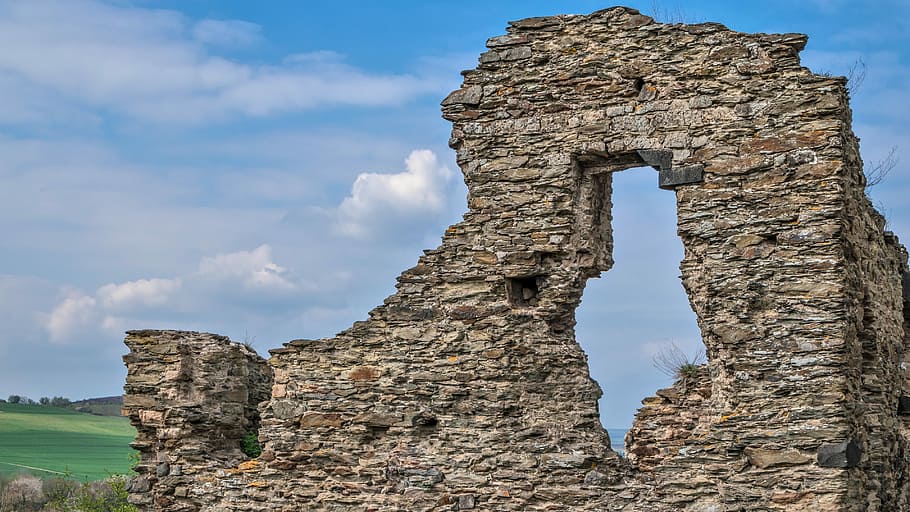 slot, ruin, wernerseck, gammel ruin, historie, gammel, arkæologi, arkitektur, rejsemål, himmel, natur, lav vinkel visning, solid, bygget struktur, klippe, dag, rock formation, fortiden, ingen mennesker, rock-objekt, ødelagt, turisme, sky - himmel, udendørs, Stenmur, forringelse, gamle civilisation, 4K