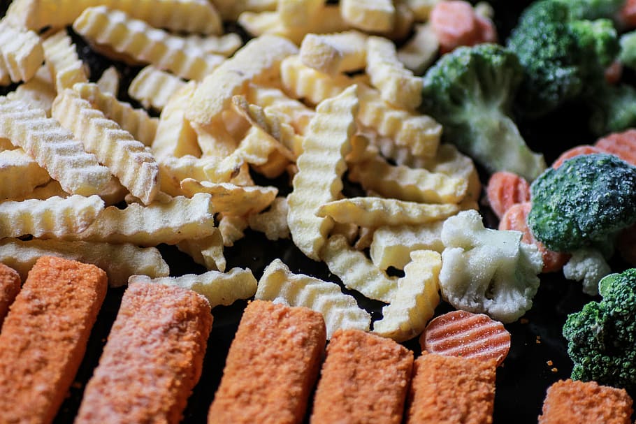 congelato, murphy, Patata, pesce, verdure, pranzo, portata principale, cibo, cena, patatine fritte, cucina, pasto, gusto, sapori, cottura al forno, offerta, bevanda e amp bevanda, fritte, cibo e bevande, mangiare sano, freschezza, nessuno, benessere, in casa, avvicinamento, fotogramma intero, variazione, scelta, verdura, abbondanza, grande gruppo di oggetti, multicolore, cibo crudo, indulgenza, natura morta, frutta, broccoli, spuntino, dieta, tentazione, 5K