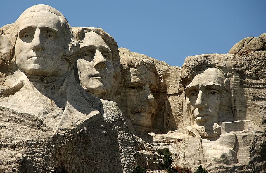 muntar rushmore, EUA, muntanya, edifici monumental, George Washington, Estats Units, Abraham Lincoln, memorial, Amèrica, Dakota del Sud, president, art i artesania, història, escultura, artesania, el passat, antic, arquitectura, representació humana, estàtua, destinacions de viatge, representació, civilització antiga, viatjar, talla - producte artesanal, semblança masculina, arqueologia, turisme, sòlid, religió, cap gent, material de pedra, govern, 1080P
