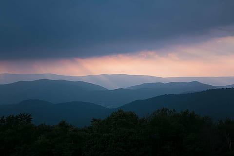 munţi, amurg, nor, seară, pitoresc, orizont, liniştit, natură, peisaj, Munte, siluetă, apus de soare, pădure, frumusețe în natură, în aer liber, nici o persoana, scenics, scenice - natura, cer, de munte, copac, liniște, o scenă liniștită, mediu inconjurator, plantă, scenă non-urbană, soare, teren, idilic, varf de munte, 2K, CC0, domeniu public, fără drepturi de autor