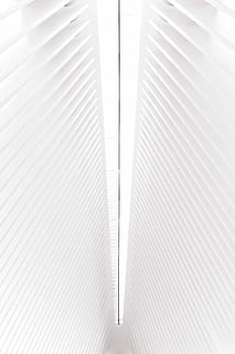 low, angle view, roof, angle photography, white, painted, ceiling, shutter, window, tower, building, tone, white tone, clean, minimal, oculu, new york city, new york, ny, nyc, dom tower, pattern, indoors, no people, backgrounds, full frame, architecture, metal, built structure, white color, high angle view, sunlight, close-up, textured, modern, day, wall - building feature, silver colored, 5K, CC0, public domain, royalty free
