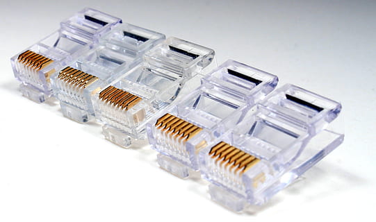 closeup, photography, rj45, adapter, ethernet, internet, jack, lan, network, rj-45, technology, computer network, connection, close-up, network connection plug, cable, white background, studio shot, no people, indoors, communication, plastic, computer cable, metal, wireless technology, transparent, business, focus on foreground, science, economy, global communications, 2K, CC0, public domain, royalty free