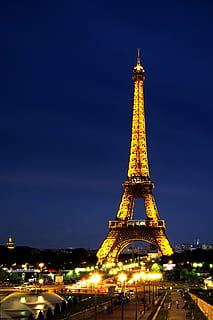 eiffel, menara, Paris, menara Eiffel, Paris, Prancis, tempat terkenal, Perancis, malam, Arsitektur, tujuan wisata, perjalanan, pemandangan kota, pariwisata, eropa, Cityscape, kota, ibu Kota, Monumen, budaya Perancis, senja, struktur yang dibangun, diterangi, langit, eksterior bangunan, panjang tinggi, sejarah, alam, masa lalu, kehidupan kota, tidak ada orang, bangunan, di luar rumah, 2K, CC0, domain publik, bebas royalti