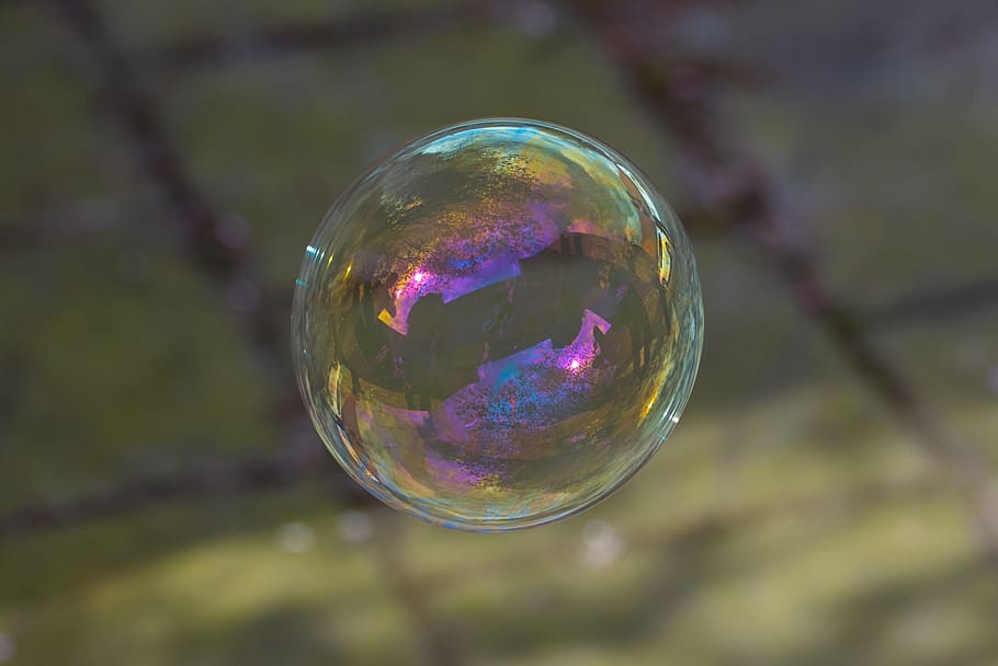 bolla, chiamare la vescica, fragilità, sfera, vulnerabilità, concentrarsi sulle conoscenze acquisite, natura, riflessione, avvicinamento, trasparente, mezz'aria, nessuno, all'aperto, sapone sud, giorno, multicolore, forma, brillante, forma geometrica, bellezza nella natura, volante, 2K