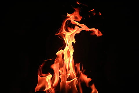 selective, focus photography, fire, close-up photo, yellow, black, background, burning, flame, dark, orange, heat - temperature, fire - natural phenomenon, black background, studio shot, sign, warning sign, inferno, nature, communication, motion, glowing, close-up, indoors, no people, abstract, burnt, cut out, bonfire, bright, 1080P, CC0, public domain, royalty free
