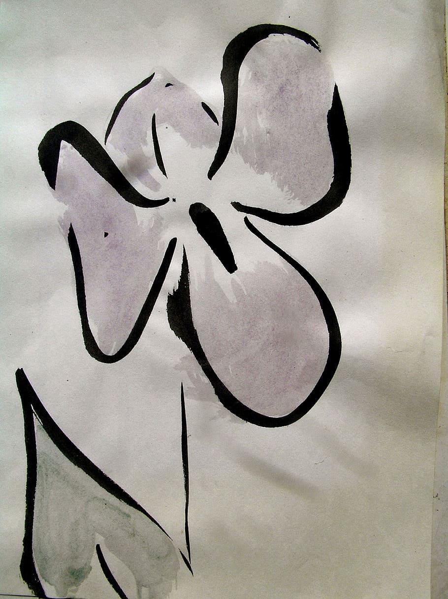 violet, blomst, natur, forår, blomster, tegning, planter, vilde blomster, blomsterfelt, rensdyr, ingen mennesker, hjortetak, sort farve, jul, vinter, kreativitet, Kunst og håndværk, tæt på, indendørs, håndværk, blad, plante, plante del, dag, repræsentation, positive følelser, kærlighed, murbygningsfunktion, skønhed i naturen, vand, emotion, 1080P