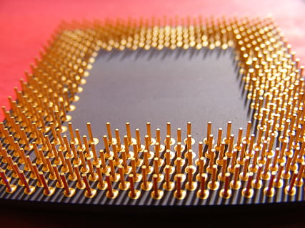y, ordenadores, UPC, duron, oro, patas, procesador, tecnología, semiconductor, equipo, de cerca, transistor, macro, Componente eléctrico, placa de circuito, Chip de computadora, Industria electrónica, foto de estudio, nadie, adentro, enfoque selectivo, color dorado, conexión, en una fila, equipo de computadora, gran grupo de objetos, fondo de color, complejidad, industria, naturaleza muerta, 2K, CC0, dominio público, libre de derechos