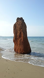 torre, Guaceto, yığın, deniz, plaj, arazi, gökyüzü, su üzerinde ufuk, Su, ufuk, doğada güzellik, manzaralar - doğa, açık hava, kum, hareket, dalga, doğa, Kaya, huzur, sakin sahne, kaya oluşumu, insansız, yığın kaya, 2K, CC0, kamu malı, telif ücretsiz