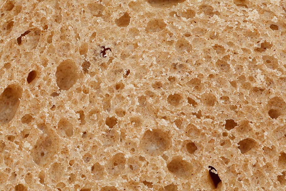 sense títol, resum, fons, al forn, fleca, pa, detall, dieta, menjar, macro, nutrició, pastisseria, peça, tall, rodanxes, esponja, textura, brindis, blat, groc, marc complet, primer pla, cap gent, menjar i beguda, patró, marró, a l'interior, esponja de bany, frescor, naturalesa, estil de vida saludable, aigua, natura morta, bombolla, alimentació saludable, primer pla extrem, efecte texturat, 4K