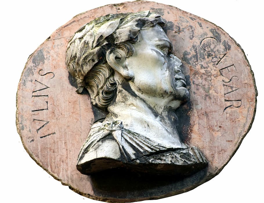 caesar, romans, artefacte, històricament, pedra, cap, alleujament, història, època romana, excavació, vell, resistent, corona de llorer, regle, dominació mundial, escultura, art i artesania, representació humana, artesania, primer pla, semblança masculina, cap gent, creativitat, fons blanc, representació, estàtua, tir de l'estudi, talla - producte artesanal, tallar, el passat, material de pedra, sòlid, sol objecte, 5K