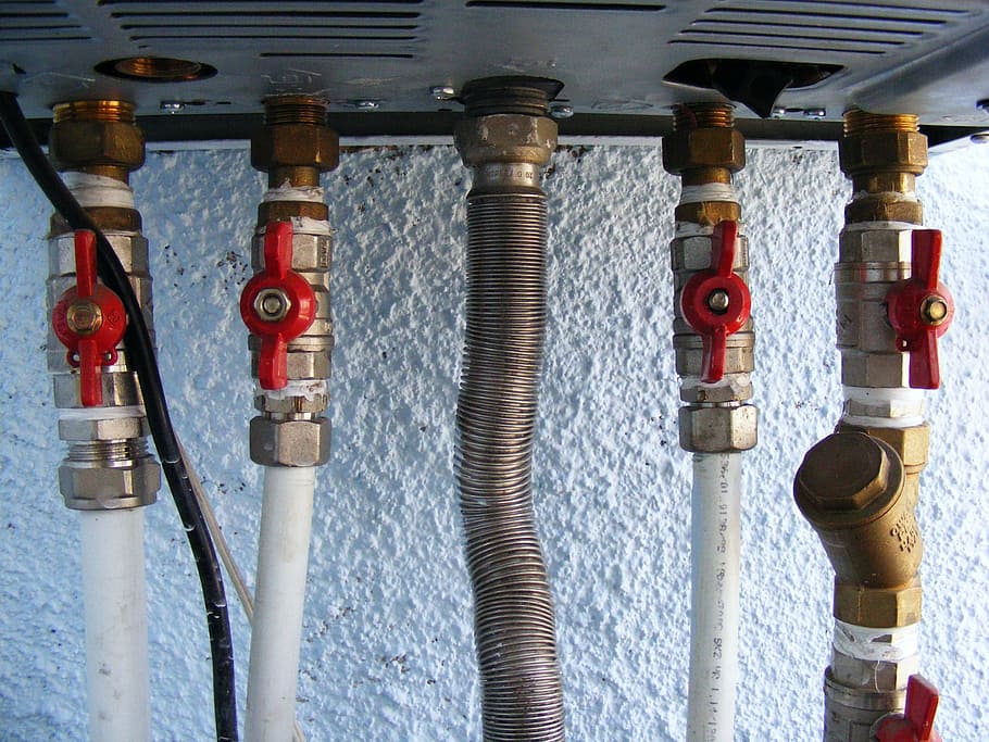 Brun, stål rør plug, grå, stålkasse, opvarmning, teknologi, central, varme, energi, udstyr, ingeniørarbejde, innovation, Ariston, rør - rør, metal, ingen mennesker, ventil, forbindelse, industri, tæt på, maskine ventil, indendørs, rørledning, dag, maskineri, brændstof og elproduktion, valg, side om side, murbygningsfunktion, 2K