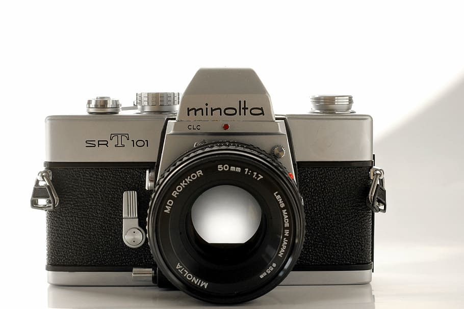 Fotoaparát, analogový, minolta, nostalgie, starý, starý fotoaparát, fotografie, retro, fotografování, vinobraní, objektiv, film, antický, médií, analogové kamery, kleinbild film, bederní, fotografická témata, fotoaparát - fotografické vybavení, technologie, vystříhnout, retro stylu, bílé pozadí, objektiv - optický přístroj, fotografické vybavení, studio shot, jeden objekt, Černá barva, nikdo, čočka - oko, uvnitř, detail, stálý život, stříbrné barvy, digitální fotoaparát, slr fotoaparát, 5K