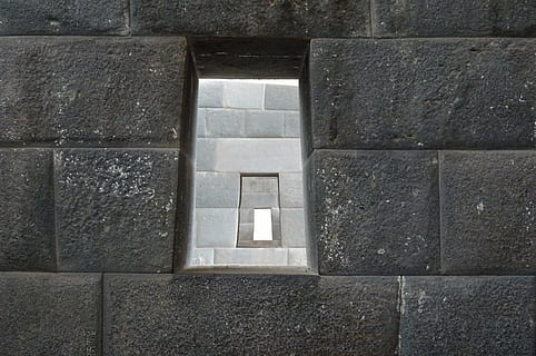 arhitectură, Inginerie, incas, proiecta, vechi, Peru, nici o persoana, montare pe perete, zi, gri, solid, model, geometrică, bloc, construită, scară, formă, în aer liber, cadru complet, a închide, trepte și scări, perete, material de piatră, fundaluri, vedere în unghi mare, beton, 5K, CC0, domeniu public, fără drepturi de autor