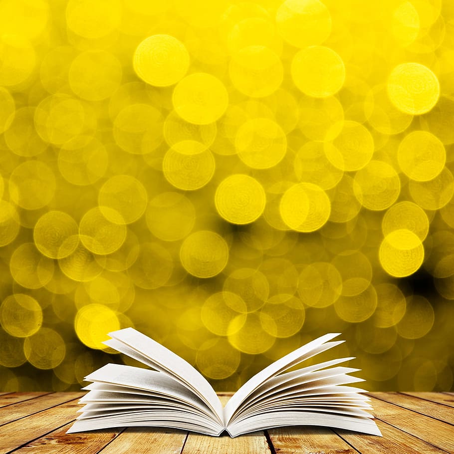 libro aperto bianco, sfondo, giallo, pavimento, libro, pubblicazione, Aperto, formazione scolastica, carta, pagina, avvicinamento, emozione positiva, amore, defocused, apprendimento, nessuno, emozione, creatività, a forma di cuore, copia spazio, lettura, natura, messa a fuoco selettiva, focalizzazione morbida, San Valentino - vacanze, luminosa, studiando, morbidezza, 4K