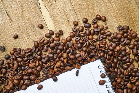 coffee, core, caffeine, kitchen, food, photography, wood, espresso, food photo, cappuccino, good morning, nutrition, morning, brown, wake, photo, macro, background, table, latte, seed, cafe, colombia, fresh, healthy lifestyle, healthy eating, product photo, organic, green, health, healthy, diet, texture, vegetarian, backgrounds, detail, nobody, vegan, close-up, notebook, page, the work, work, to write, pen, read, white, course, office, note, note book, take notes, literature, paper, article, the draw, design, book, pencil, delicious, healthy food, drawing, beautiful, coffee - drink, food and drink, roasted coffee bean, still life, large group of objects, high angle view, freshness, indoors, directly above, no people, wood - material, cup, mug, roasted, drink, 5K, CC0, public domain, royalty free