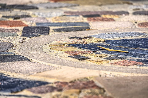 vzor, struktura, Pozadí, kámen, cihlový, beton, náplast, hof, fuga, barvitý, hdr, s vysokým dynamickým rozsahem, kontrast, selektivní zaměření, den, nikdo, venku, Příroda, architektura, slunečního světla, přistát, krajina, životní prostředí, pole, Dějiny, vysoký úhel pohledu, texturou, minulost, destinace, celý rám, město, povrchu, 5K, CC0, veřejná doména, bez autorských práv