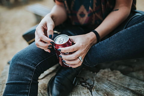 blonde, woman, relaxing, coke, tree stump, beach, Beautiful, can, female, girl, sand, drink, tree, pretty, coca-cola, stump, outdoors, people, women, lifestyles, sitting, one Person, human Hand, caucasian Ethnicity, adult, young Adult, casual Clothing, holding, men, females, relaxation, coffee - Drink, day, two people, human body part, hand, high angle view, low section, jeans, togetherness, leisure activity, midsection, real people, bonding, 4K
